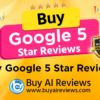 buy google 5 star reviews