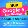 buy google 5 star reviews